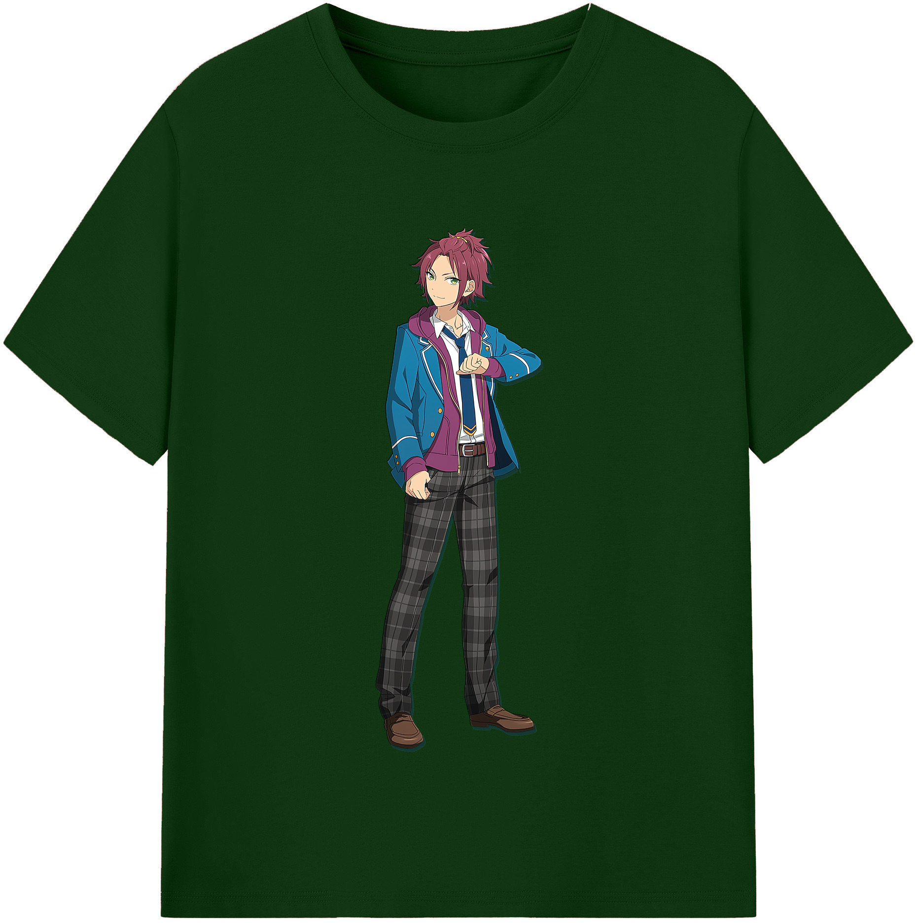 （画像用） あんさんぶるスターズ! Ensemble Stars 綿100％半袖Tシャツ（フロントプリント）